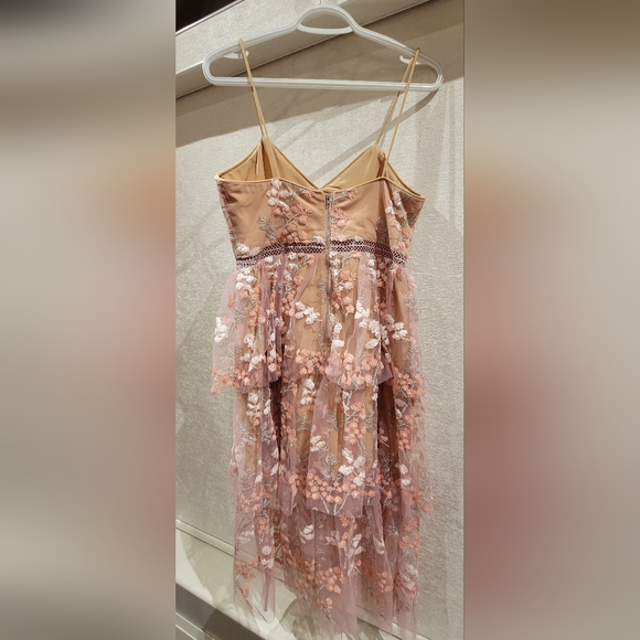 Self-Portrait floral embellished midi Dress - Picture 6 of 8